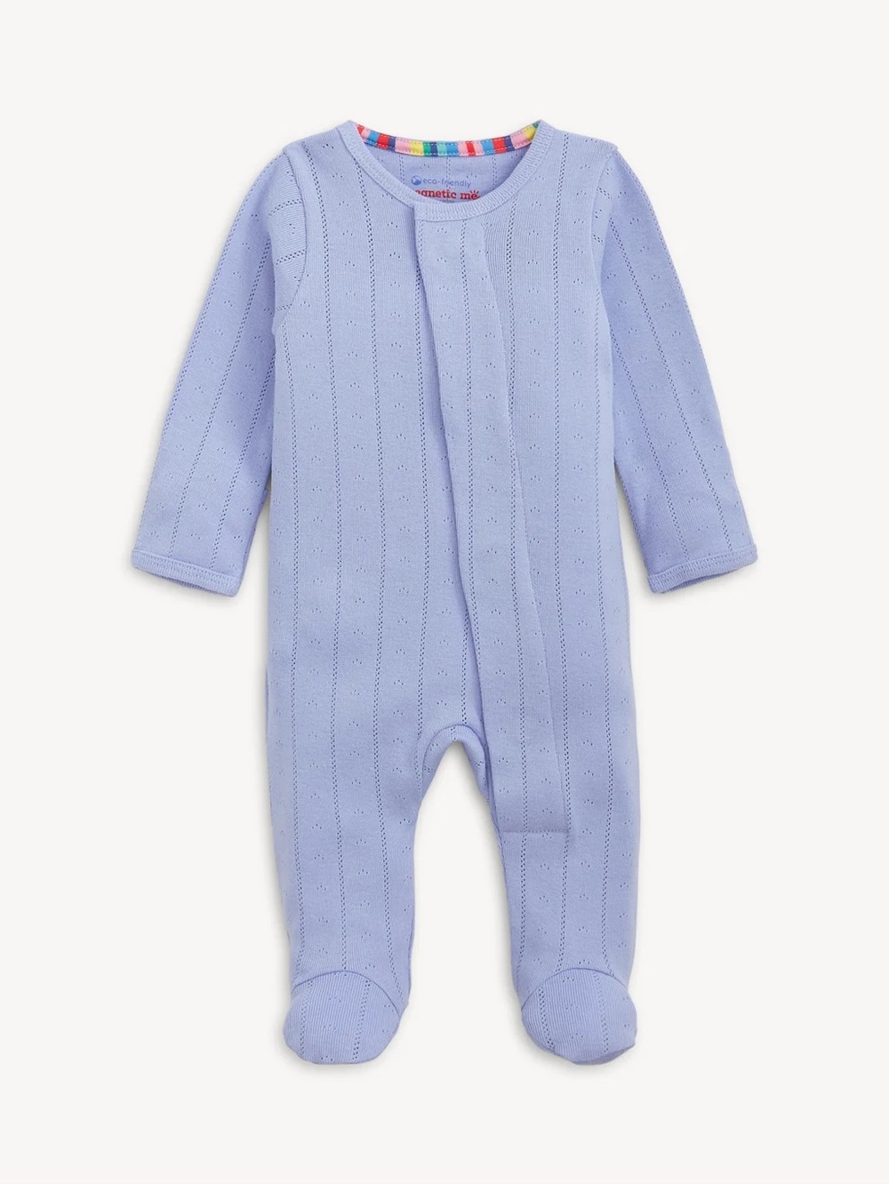 Magnetic Me Lavender Knit Footed One-Piece